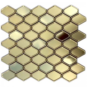 Nejnovější design nástěnné dlaždice z nerezové oceli Lucerna mozaika pro kuchyňské backsplash